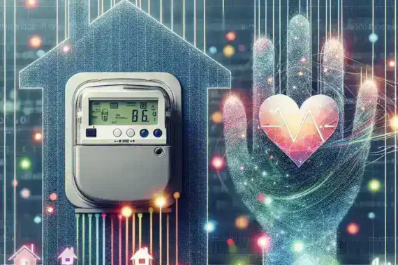 "Smart meter technology installation for outage pre-credit automation, supporting medically vulnerable households with enhanced energy management."