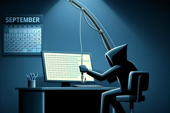 "AI-driven phishing warning from U.S. cybersecurity agencies September 2023, highlighting the rise of sophisticated cyber threats."
